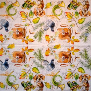HUN-020 Dogs - 3-ply - Ihr